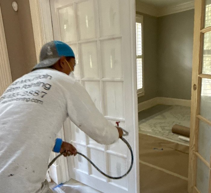 Exterior painting project by Bear Mountain Painting