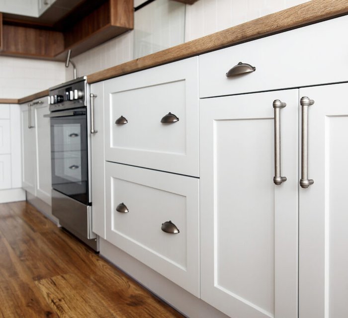 Cabinet painting project by Bear Mountain Painting
