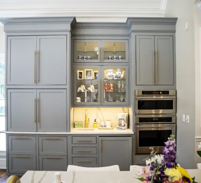 Cabinet painting project by Bear Mountain Painting