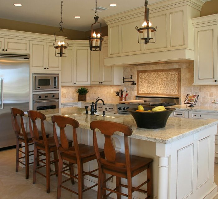 Cabinet painting project by Bear Mountain Painting