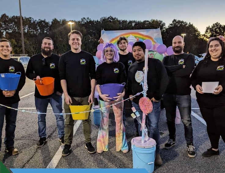 Bear Mountain Painting team at Forsyth County Trunk or Treat community event