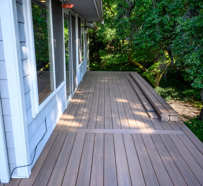 Deck restoration project by Bear Mountain Painting