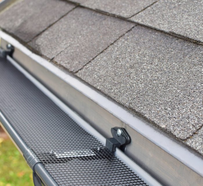 Gutter installation project by Bear Mountain Painting
