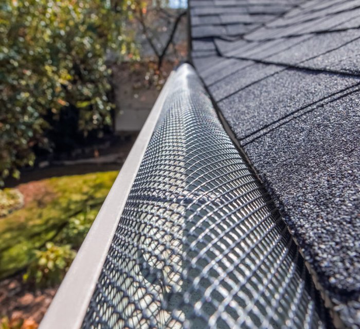Gutter installation project by Bear Mountain Painting