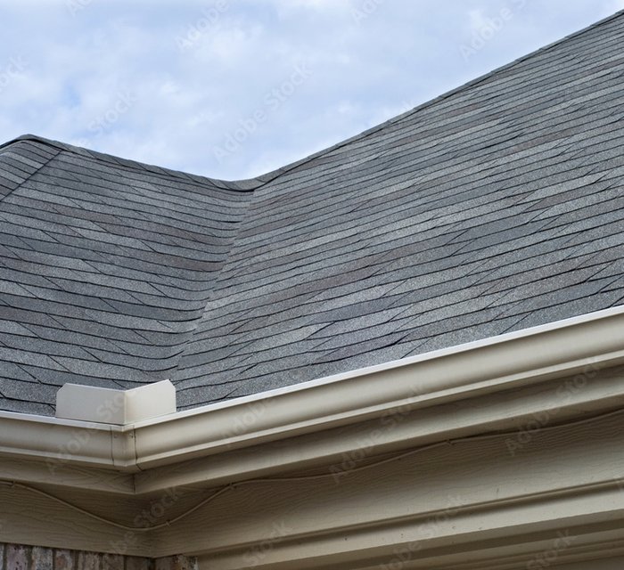Gutter installation project by Bear Mountain Painting