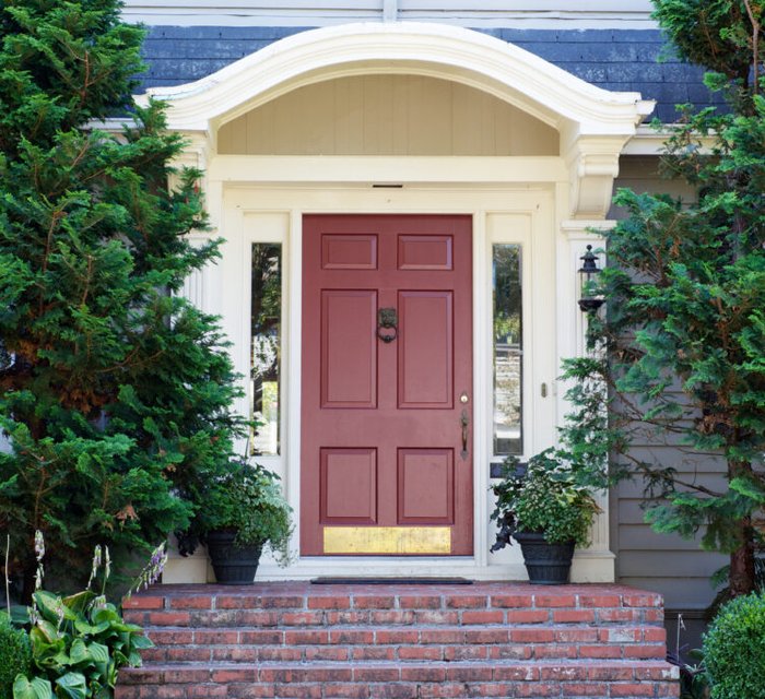 Door painting project by Bear Mountain Painting