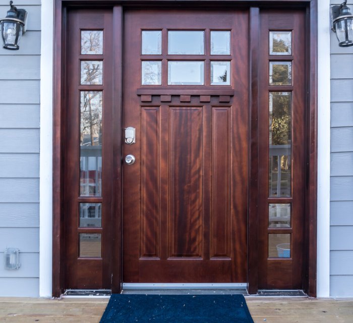 Door painting project by Bear Mountain Painting