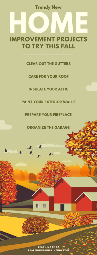 Trendy New Home Improvement Projects to Try This Fall Infographic